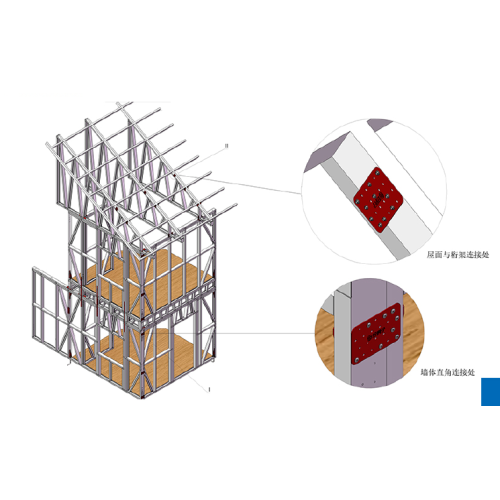 CFS Building Material Straight Big Plate Connect Parts